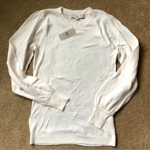 LOFT Cream crewneck sweater NWT